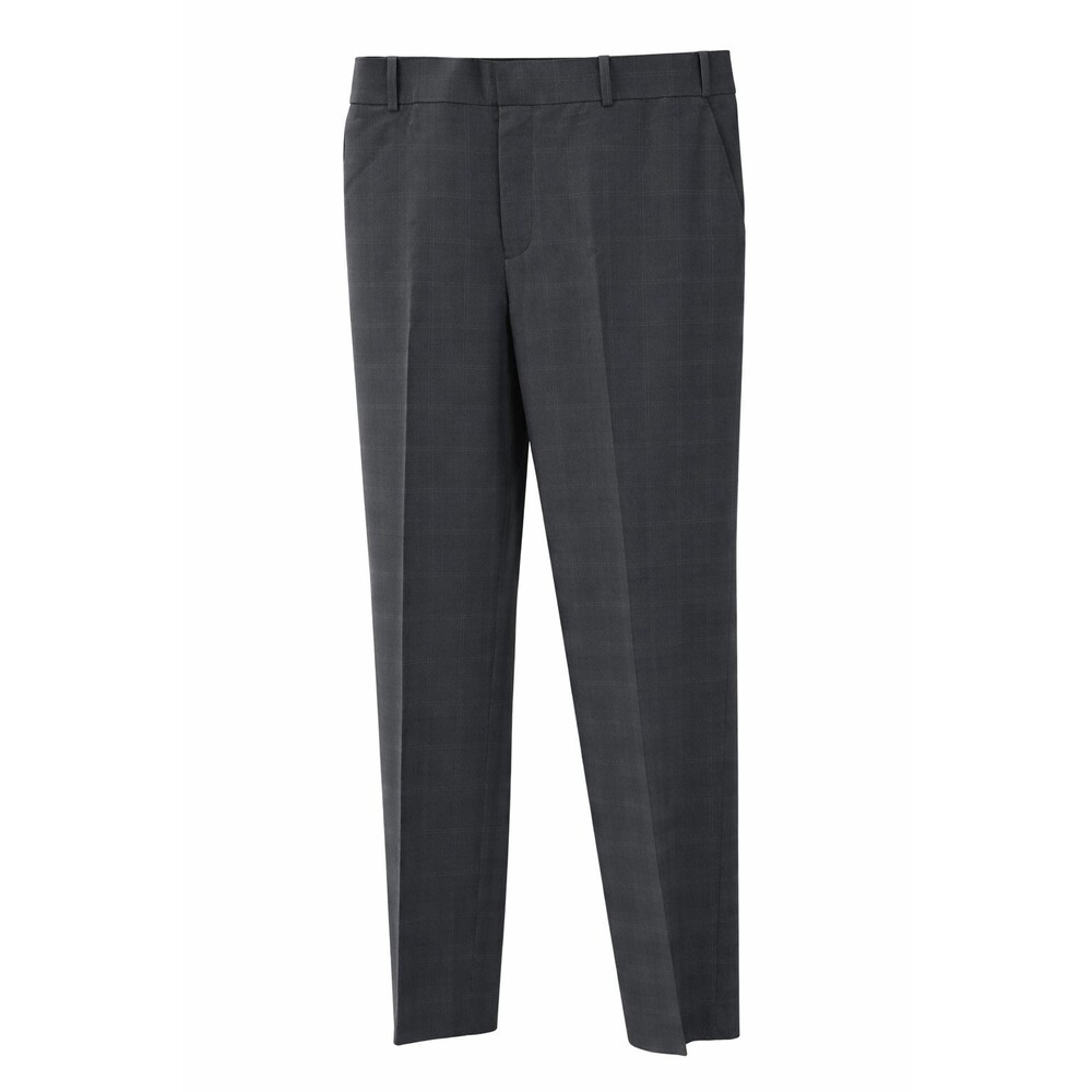 Perry Ellis Portfolio Men's Modern-Fit Stretch Pants 40 X 32 Gray